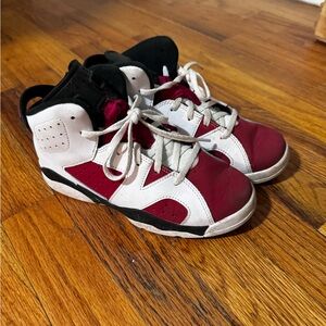 Kids Red and White Nike Shoes| Jordan